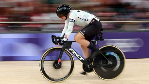 Image for American Jennifer Valente defends women's omnium gold, earns second gold medal in Paris