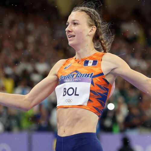 Image for Femke Bol erupts down the stretch, Dutch win mixed relay